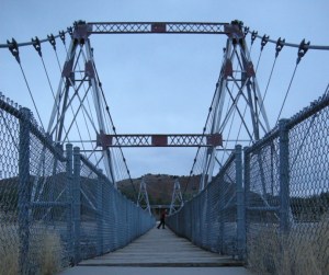 Suspension Bridge, Thermopolis, Wyoming