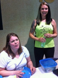 Jen & Ange @ the 50/50 50/50 Draw