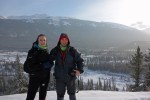 Jamie & I - Kananaskis in the background